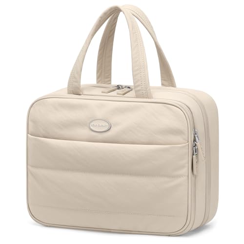 GOLF QUALITY Bolsa de Aseo Bolsa de Maquillaje de Viaje Organizador de Cosmético Neceser Maquillaje para Mujeres,Neceser de Viaje