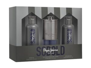 Pepe Jeans SoBold For Him Estuche Regalo Perfumes Hombre Pack de 3 Piezas Eau de Parfum 30ml, After Shave 60ml y Shower Gel 60ml Set Fragancia Amaderada y Aromática