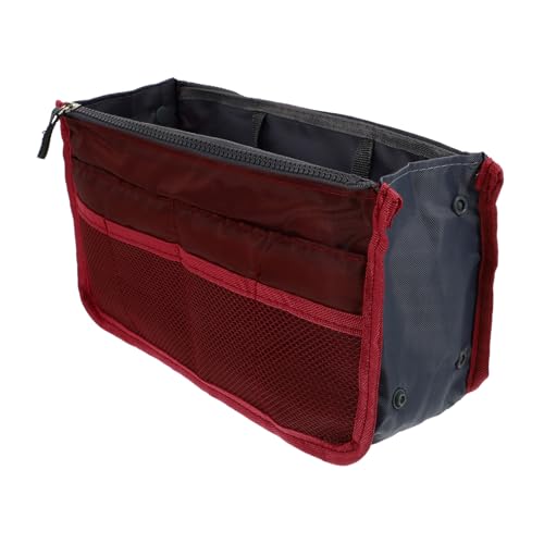 ARTSEWPLY 1 Pc Forro del Bolso Llevar Equipaje Neceser Colgante Muletón Bolsa De Viaje Grande Bolsas De Mano Bolsa De Viaje De Aseo Bolso Bandolera Grande para Mujer Congelador Nylon Rojo