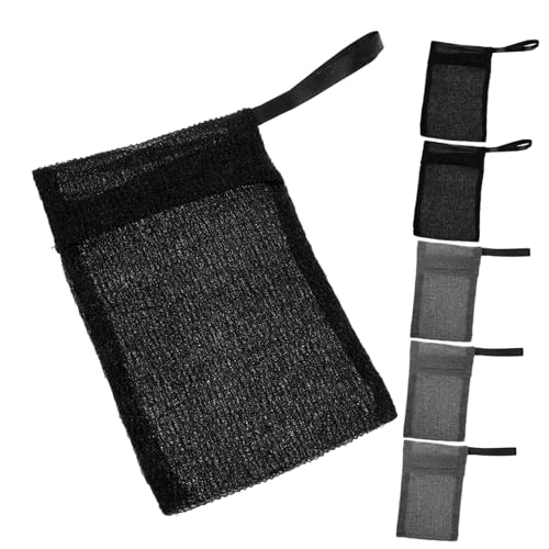 Baluue 6 Piezas Bolsa De Jabón Bolsas De Jabón Fundas De Jabón Para Pastillas De Jabón Bolsa De Lavado De Jabón Bolsa De Barra De Champú Jabonera Manga De Jabón Red De Jabón Nylon