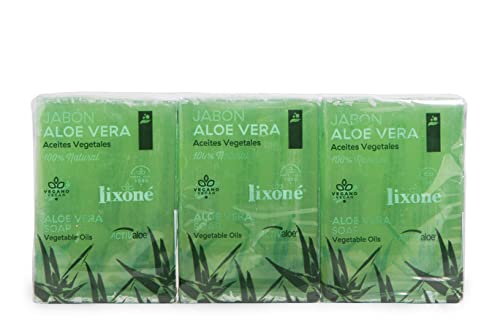 Lixone Jabón de Aloe Vera - 3 Unidades