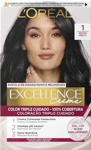 L´ORÉAL PARIS Excellence Creme Tinte Permanente - Tono 1 Negro