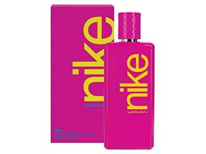 NIKE – Pink, Colonia Mujer, 100 ml, Perfume Formato Spray, Eau de Toilette Natural y Femenina, Aroma Floral Afrutado, Fragancia Fresca, Seductora y de Larga Duración