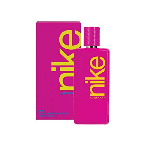 NIKE - Pink, Colonia Mujer, 100 ml, Perfume Formato Spray, Eau de Toilette Natural y Femenina, Aroma Floral Afrutado, Fragancia Fresca, Seductora y de Larga Duración