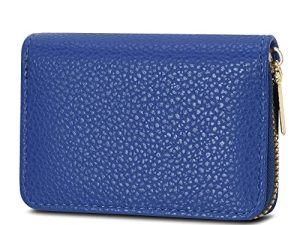 IHIGOGOFA Tarjeteros para Tarjetas de Credito Mujer Hombre Piel Auténtica RFID Bloqueo Carteras con 11 Ranuras para Tarjetas Carteras de Mujer Hombre