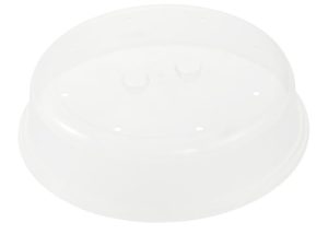 keeeper Tapa para microondas, Plástico resistente (PP) ,Ø 26,5 x 6,5 cm, Bella, Transparente neutro