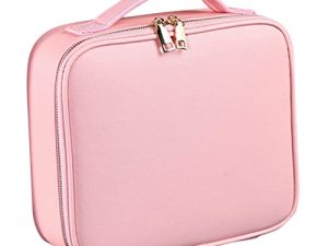 WEKADRIN Bolsa De Maquillaje Grande De Cosméticos con Compartimentos Ajustables Organizador para Viaje Neceser De Aseo Multifuncional para Mujer Gran Capacidad