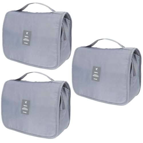 Ipetboom 3 Uds Bolsa De Aseo para Mujer Bolsa De Viaje Portátil para Artículos De Tocador Bolsa De Cosméticos Bolsas De Maquillaje para Mujer Bolsa De Maquillaje De Viaje Bolsa De Aseo