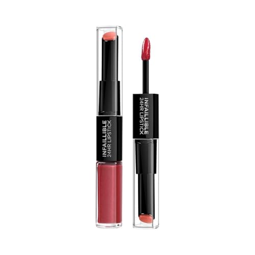L'Oréal Paris Pintalabios Infillible 24H Permanente, Color Rojo 700 Boundless Burgundy