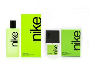 NIKE – Ultra Green, Colonia Hombre, Promoción 100 ml + 30 ml, Pack 2 Productos, Perfume Formato Spray, Eau de Toilette Masculina. Aroma Amaderado Oriental, Fragancia Fresca, Poderosa y Duradera