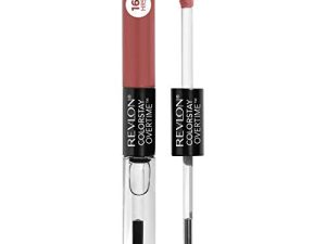 Pintalabios ColorStay Overtime, color rojo coral (Constantly Coral), de la marca Revlon