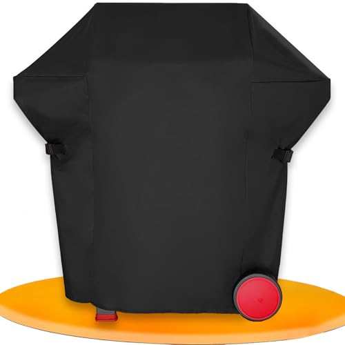 AMZBBQ® Cubierta Premium para Barbacoa Resistente a la Intemperie, 150 x 120 x 75 cm, 100% Impermeable, Cubierta para Barbacoa de Gas, Resistente a los Rayos UV, con Revestimiento