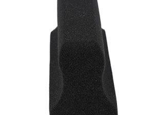 Esponja para Adornos de Barba, Esponja para Limpiar el Cabello para Fregaderos y Afeitado de Cara, Negra, Compacta y Fácil de Usar