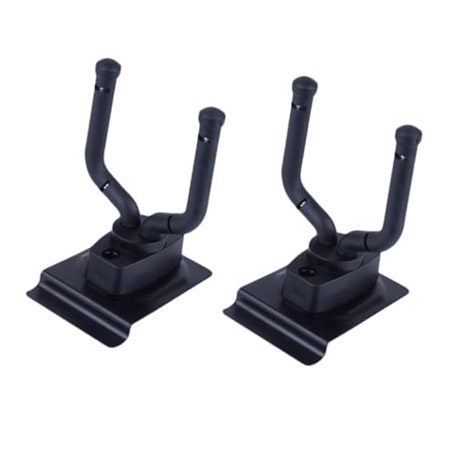 FUNOMOCYA 2 Piezas gancho de guitarra gancho de pared de guitarra soportes para estantes de pared Colgador de guitarra para pared Percha de pared para guitarra Percha metálica suave