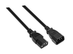AISENS A132-0171 cable de transmisión Negro 1,5 m C13 acoplador C14 acoplador