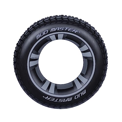 BESTWAY 36016PB - Flotador Hinchable Infantil Diseño Rueda 91 cm con Válvula de Seguridad para Inflado y Desinflado Rápido Para Niños y Niñas Mayores de 10 Años