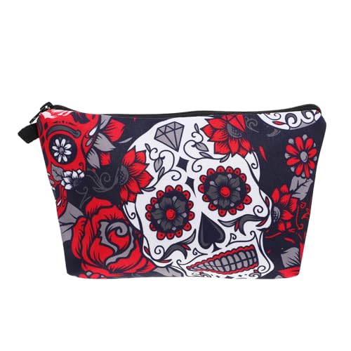 Bolso De Cosméticos Neceser De Viaje Para Mujer Embrague De Viaje Portátil Pequeño Aseo Cremallera Bolso De Mano De Viaje Para Mujer Lavado Con Estilo Moda Perder Poliéster Estuche