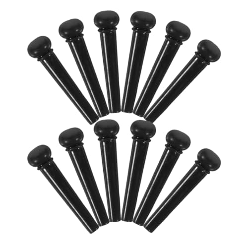 Parliky Piezas De Guitarra Acústica 12 Piezas Puente De Guitarra Clavijas De Guitarra Resonancia De Sonido Para Guitarras