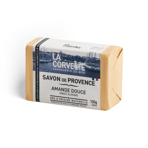La Corvette Pastilla de Jabón con Almendras Dulces - 100 gr