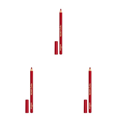 Bourjois Contour Edition Perfilador de Labios Tono 07 Cherry boom boom - 4 gr. (Paquete de 3)