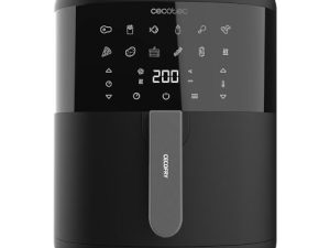 Cecotec Freidora de Aire de 6L sin Aceite Cecofry Bombastik 6000, Air Fryer. 1700W, Aire Caliente, PerfectCook, Regulación de Temperatura y Tiempo, Control Táctil, 12 Modos, Temporizador, Negro
