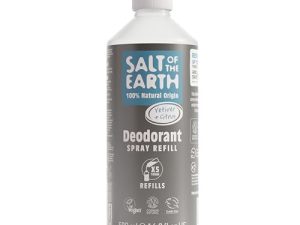 Natural Deodorant Refill for Men by Salt of the Earth, Pure Armour Vetiver & Citrus – Vegan, Long Lasting Protection, Leaping Bunny Approved, Made in the UK – 500ml