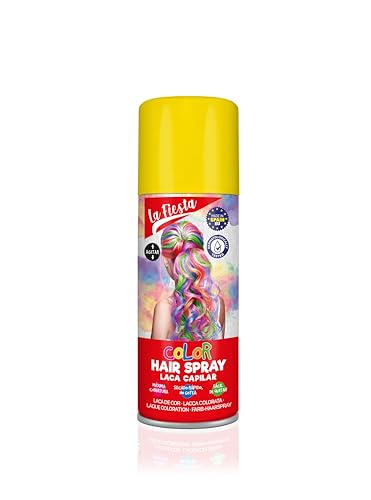 Laca capilar color amarillo la fiesta 125 ml