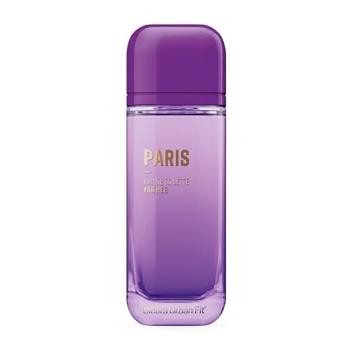 Dicora Urban Fit | Eau de Toilette PARIS FOR HER | Fragancia Vibrante y Duradera | Perfume de Mujer con Notas de Flor de Azahar y Ámbar | Tamaño: 150 ml