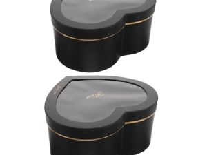 Healeved Cajas De 2 Piezas Caja Del Día De San Valentín Cajas De Camisa Para Cajas De Galletas Cajas Navideñas Cajas Navideñas Para Ramo Floral Cajas En Forma De Corazón Papel