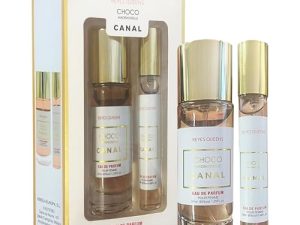 Set de 2 Perfumes Mujer 37 ml y 20 ml. Colonia de Chica para Bolso. Eau de Parfum Natural y Femenina con Fragancia Duradera para Viaje, Cita, Fiesta. COCO CANAL