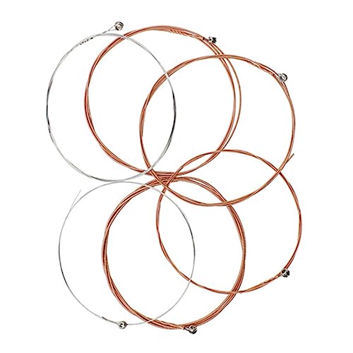 ibasenice Cuerdas de Guitarra Folk de Bronce Fosforado para Guitarra Acústica Repuestos de Calidad para Guitarras Suministros Y Piezas