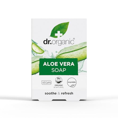 Dr Organic - Jabón Aloe Vera 100 gr