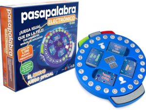 Famogames Pasapalabra Electrónico, Juego De Mesa Familiar Original Del Programa De Televisión, Con Un Rosco De Luces Y Muchas Preguntas, Para Jugar Con Amigos Y Niños +3 Años, en Español