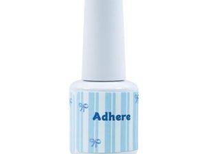 ADHERE Capa superior de alto brillo – 15 ml – Capa superior de esmalte de uñas en gel, acabado brillante en gel de color transparente para esmalte en gel UV LED