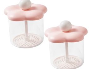 PENIKOKO 2 Piezas espuma de lavado de cara Botella de espuma de champú Botella de espuma de viaje botella de bomba de espuma recipientes para el cuidado de la piel páginas rosa