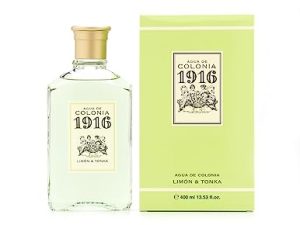 1916 – Limón & Tonka, Agua de Colonia Hombre y Mujer, 400 ml, Perfume Unisex, Eau de Toilette Masculina y Femenina, Fragancia Fresca, Cítrica y Delicada, Aroma de Larga Duración