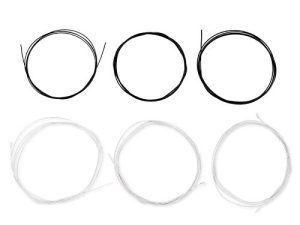 SUNGOOYUE Cuerda de Guitarra Cl¡§¡éSica de Nailon, Cuerdas de Guitarra IRIN para Guitarras Cl¡§¡éSicas, Pieza de Accesorio para Instrumentos Musicales(En y Negro),Corde Chitarra Classica sfuse