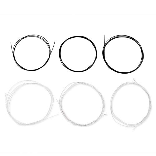 SUNGOOYUE Cuerda de Guitarra Cl¡§¡éSica de Nailon, Cuerdas de Guitarra IRIN para Guitarras Cl¡§¡éSicas, Pieza de Accesorio para Instrumentos Musicales(En y Negro),Corde Chitarra Classica sfuse