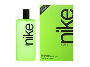 NIKE – Ultra Green, Colonia Hombre, 200 ml, Perfume Formato Spray, Eau de Toilette Natural y Masculina. Aroma Amaderado Oriental, Fragancia Fresca, Poderosa y de Larga Duración