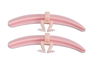 Herramienta Separadora de Pestañas, Base de Silicona Reutilizable Lavable y Herramienta Asistida para Extensión de Pestañas para Salón de Belleza (Rosa)