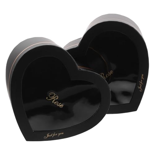 Beavorty Caja de para El Día de San Valentín Cajas de Flores en Forma de Corazón Cajas Vacías para Maquillaje Recuerdo de Fiesta