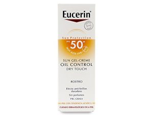 Eucerin Gel-Crema Oil Control Dry Touch Spf 50+, 50 Mililitros