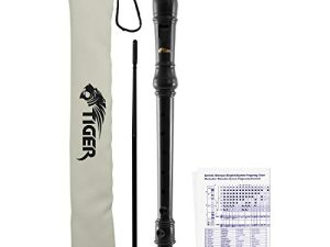 Tiger REC2-BK – Flauta soprano, color negro