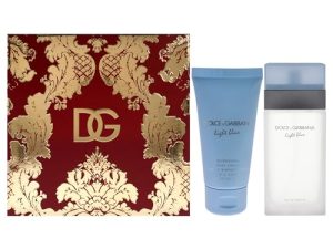 Dolce and Gabbana Light Blue For Women 2 Pc Gift Set 3.3oz EDT Spray, 1.7oz Body Cream