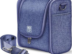 BOACAY Neceser Grande para Mujer y Hombre, Bolsa de Aseo Colgante, Bolso Baño y Viaje, Organizador de Maquillaje, Kit para Cosméticos, Accesorios