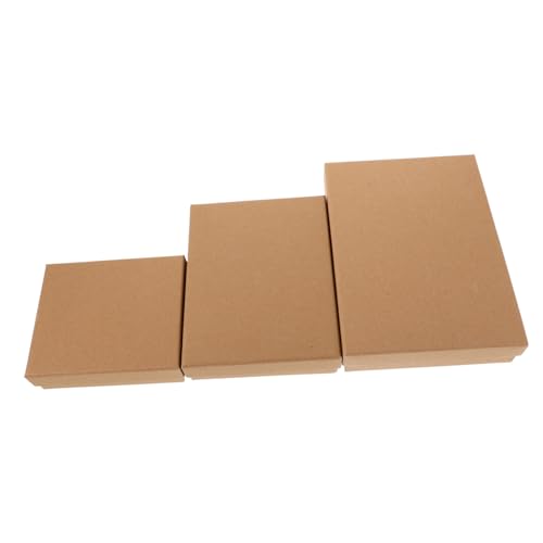 NIYANGLE Cajas De De Papel Kraft Cajas De Papel Maché Con Tapa Cajas Anidadas Para Cajas De Jabón Cajas De Apilables Cajas Pequeñas Cajas De Con Tapa