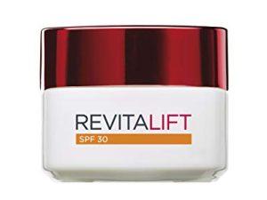 L’Oreal Paris Revitalift Crema de Día Anti-edad Hidratante con Protección Solar SPF 30, Antiarrugas y Extra Firmeza, 50 ml