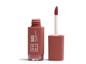 3INA MAKEUP – The Longwear Lipstick 503 – Labial Líquido Nude de Larga Duración con Acido Hialurónico para Hidratar los Labios – Barra de Labios Matte de Alta Pigmentación – Vegan – Cruelty Free