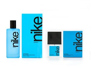 NIKE – Ultra Blue, Colonia Hombre, Promoción 100 ml + 30 ml, Pack 2 Productos, Perfume Formato Spray, Eau de Toilette Natural y Masculina, Aroma Oriental Floral, Fragancia Fresca, Valiente y Duradera
