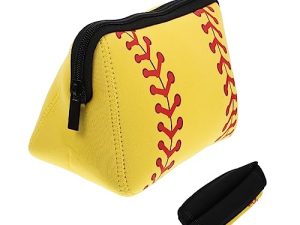 Healeved Bolsa de Almacenamiento de béisbol Bolsa cosmética Bolsa de Viaje para Mujer Hacer Bolsas de Aseo Bolsa de cosméticos Bolsa de Maquillaje para Mujeres paño de Buceo